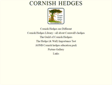 Tablet Screenshot of cornishhedges.co.uk